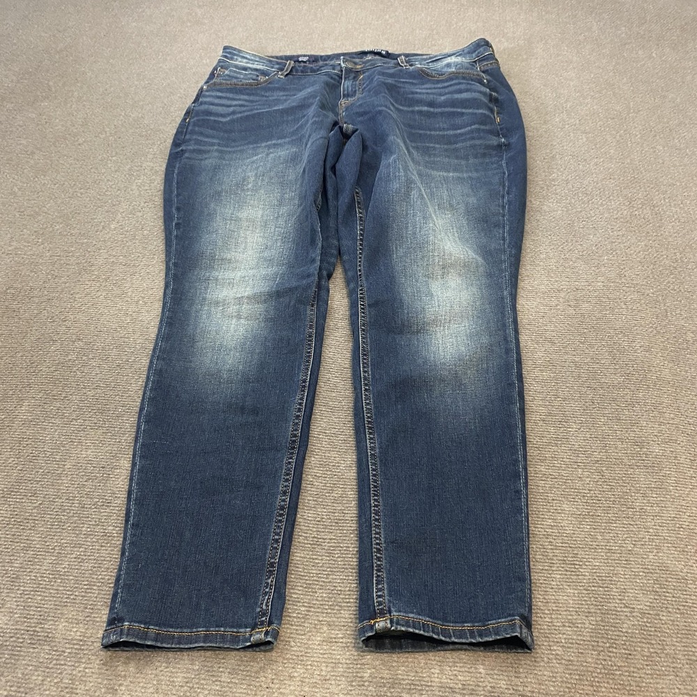 Vigoss Jeans Womens 18 Blue Jagger Skinny Classic Fit Stretch Denim L29 Pants